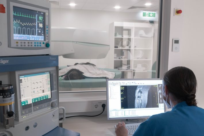 Überwachung während der Magnetresonanztomographie