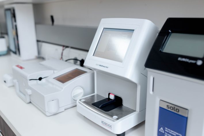 Auswertung des Schnelltests