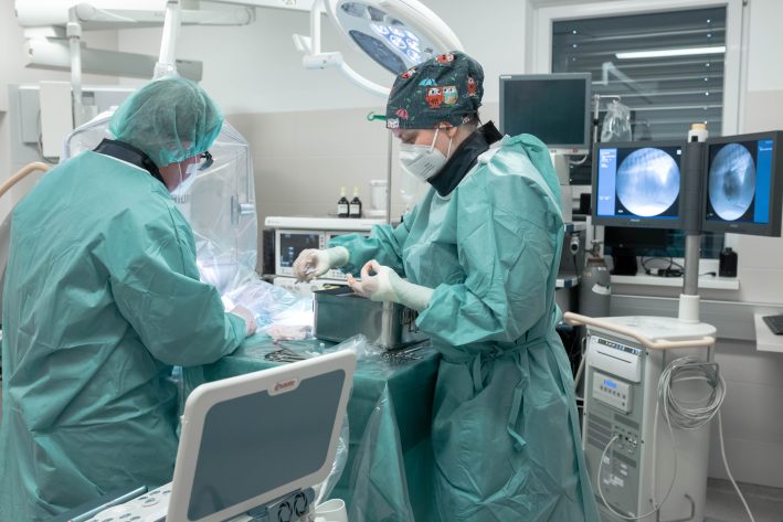 Operation Herzkatheter