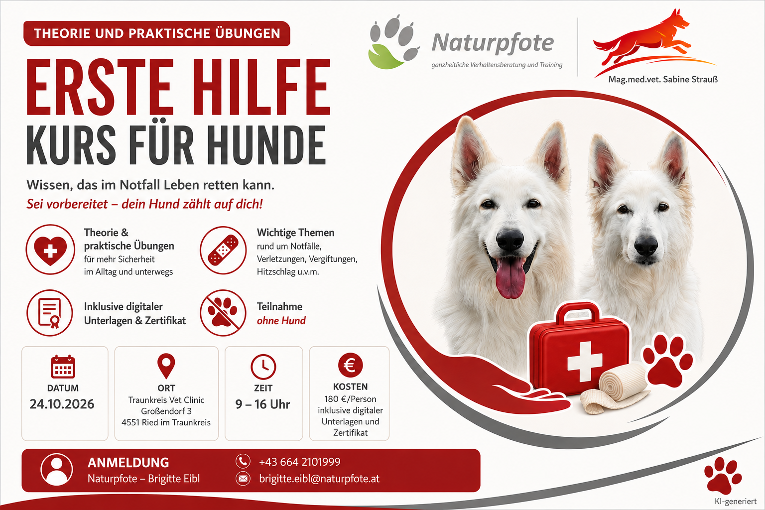 Erste-Hilfe-Kurs für Hunde – Sicher handeln im Notfall